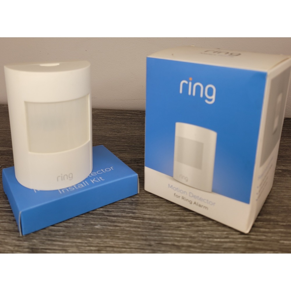 Lot of 2 Ring Alarm Motion Detectors (1st Gen) 1 Sealed Box 1 Open Box /Complete